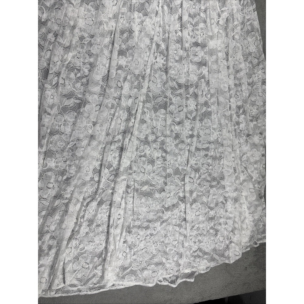 NWT For Love and Lemons Lorena Maxi Dress White Lace Size Small - Picture 14 of 15
